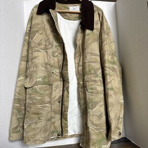 CEEC Los Angeles Denim Oversized Jacket Lined Camouflage Japan Size XL